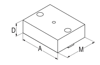Ceratizit DSG-4.MB.AL.80 Centre jaw, Alu 80906302 (0755295)