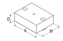 Ceratizit DSG-4.MB.AL.125 Centre jaw, Alu 80906306 (0755299)
