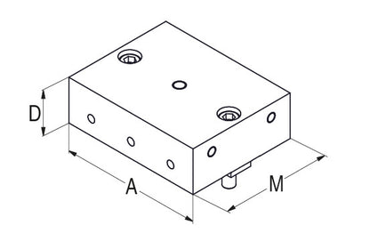 Ceratizit DSG-4.MB.GL.80.28 Centre jaw, Smooth 80906301 (0755294)