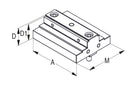 Ceratizit DSG-4.MB.G.125.40 Centre jaw, Grip 80906304 (0755297)