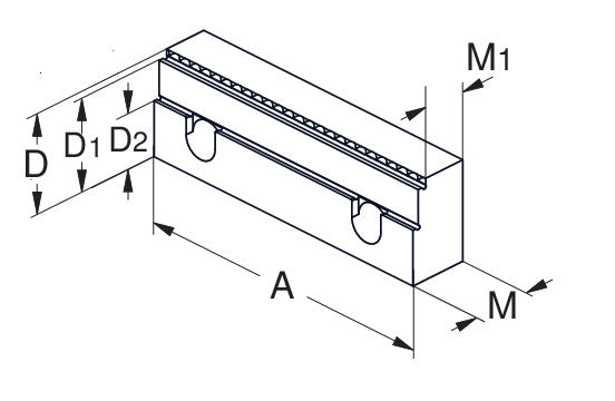 Ceratizit H5G-Z.SB.125.18.3 Stepped jaw, Mm With Mm Grip Step 80907302 (0755321)