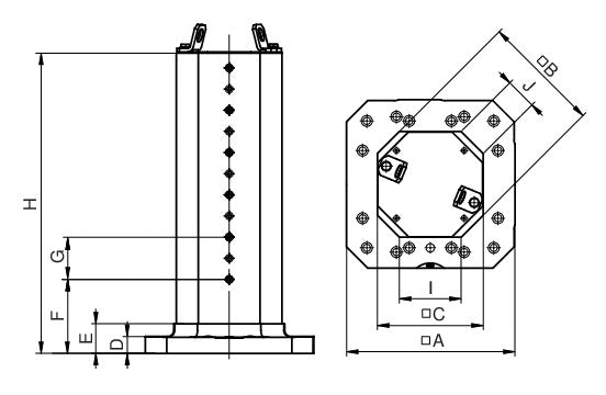 Ceratizit 500X500MM.H-1000MM.KT.BR-50 Cruciform Tombstone 80911510 (0755329)