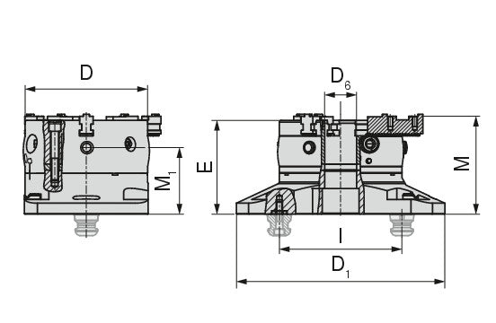 Ceratizit SBF-3.200.52.153,3 Three-jaw Chuck (Ø mm) With Console 8091320000 (0755341)