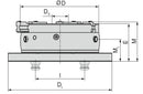Ceratizit SBF-3.315.92.153 Three-jaw Chuck (Ø mm) With Console 8091331500 (0755342)
