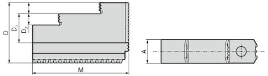 Ceratizit SBF-3.SB-H.200.94.22.10 Hard Stepped Block Jaws (SB-H) Set 8091350100 (0755343) [SKU:8091350100]