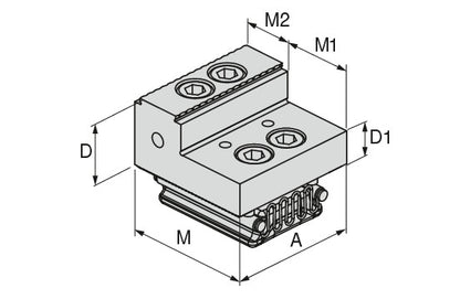 Ceratizit VERSO.FB.65.64.34,9 Stop jaw, fixed, Grip 2,9 Mm 8091431100 (0755357)