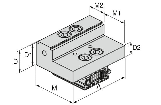 Ceratizit VERSO.FB.90.64.34,9 Stop jaw, fixed, Grip 2,9 Mm 8091431200 (0755358)