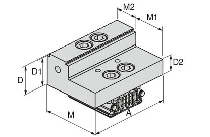 Ceratizit VERSO.FB.90.64.34,9 Stop jaw, fixed, Grip 2,9 Mm 8091431200 (0755358)