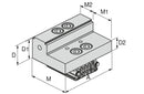 Ceratizit VERSO.FB.90.64.34,9 Stop jaw, fixed, Grip 2,9 Mm 8091431200 (0755358)
