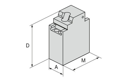 Ceratizit VERSO.VB.65.124.164,3 Reversible Adjustable jaw, High 8091431700 (0755363)