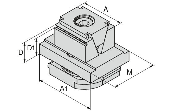 Ceratizit VERSO.KSB.G.65.49.39 Wedge Grip jaw, Mm 8091432300 (0755369)