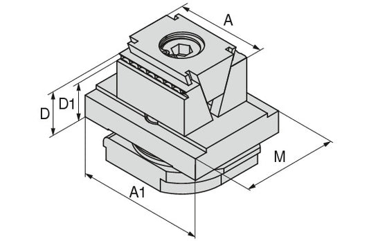 Ceratizit VERSO.90.KSB-GR.40.35.49.3 CoreLine Wedge jaw, Grip mm 8091432300 (0755369) [SKU:8091432300]