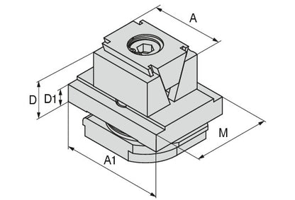 Ceratizit VERSO.KSB.GL.65.49.39 Wedge Jaw 8091432100 (0755367)