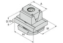 Ceratizit VERSO.KSB.GL.40.49.39 Wedge Jaw 8091432400 (0755370)