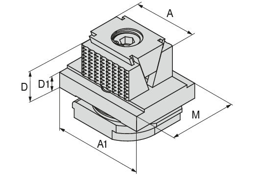 Ceratizit VERSO.KSB.GR.65.49.39 Wedge Grip Jaw 8091432200 (0755368)