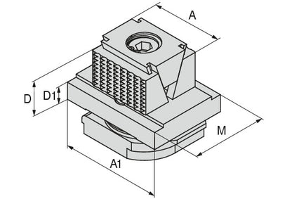 Ceratizit VERSO.KSB.GR.65.49.39 Wedge Grip Jaw 8091432200 (0755368)