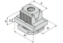 Ceratizit VERSO.KSB.GR.65.49.39 Wedge Grip Jaw 8091432200 (0755368)