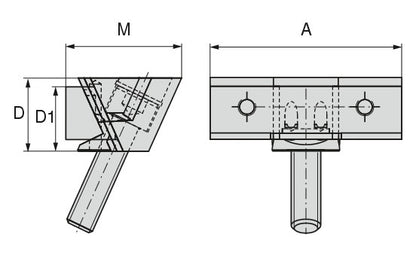 Ceratizit VERSO.PSB.GL.40.41.22 Parallel Clamping jaw, Smooth 8091433400 (0755380)