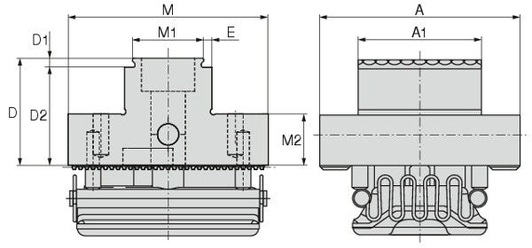 Ceratizit VERSO.FB.40.65.34,9 Indexable jaw, Fixed VS, Grip Mm 8091434400 (0755390)