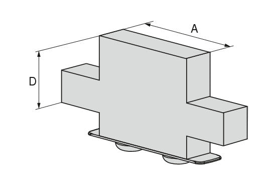 Ceratizit VERSO.WU.40.30 Workpiece supports, Offset 8091470200 (0755405)