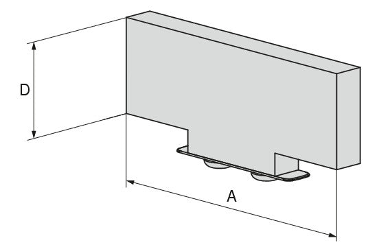 Ceratizit VERSO.WU.90.11 Workpiece supports, Offset 8091472100 (0755410)