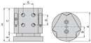 Ceratizit MNGmini.AST.171.Ø150 - Triangular Tombstone 8091551700 (0735974)