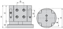 Ceratizit MNGMINI.AST.4.197.171 Mini - 4-sided Clamping Tower 8091554000 (0755419)