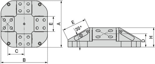 Ceratizit MNGMINI.P.4F.300.80.30° CoreLine - Four-sided Pyramid - 8091557500 (0735976) [SKU:8091557500]