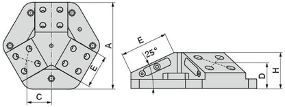 Ceratizit MNGmini.P.80.300X300 - Three-sided Pyramid 8091558000 (0735988)