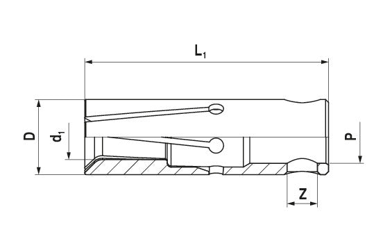Ceratizit CS.S10.03,175.R Clamping Sleeve / 210 E 8104303175 (0744346)