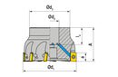 Ceratizit A210.40.R.06-10 CoreLine Face Mills 210-10 5069604006 (0746308)