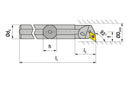 Ceratizit A08M SDUCL 2 MaxiLock-S - 93° - Boring Bar With Screw Clamping 7872120808 (0752010)