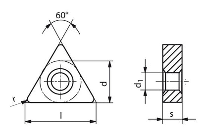 Ceratizit TNMM 220412EN-R58 CTCP125-P CoreLine Carbide Turning indexable Insert 7615253201 (0725799)