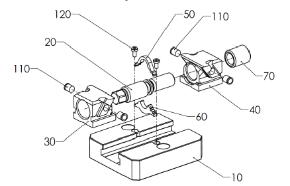 CERATIZIT ZSGMINI.ZS.OSB.70.100 CENTRIC VICE 8091207100 (0650374)