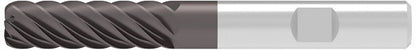 Ceratizit 3A0016-08000.0240.R06.R00500.HB.B360 CoreLine Finish Milling Cutter With Corner Radius N 50634080 (0775063)