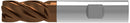 Ceratizit SC-NR.H-SR.12,0.28°.Z4.HB.L APX72S S-Cut Rough Milling Cutter 5220512200 (0770398)