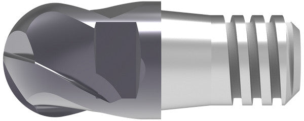 Ceratizit MUC-N.RD.10,0.30°.Z4.KLG8 TI1100 MultiChange Ball Nosed Cutter 52866100 (0771377)