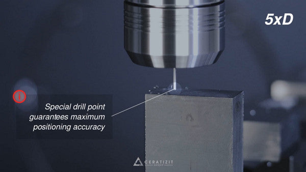 Ceratizit 1B0026-01700.h6.30XD.128.R02.HA.C400 WTX High-performance Deep Hole Drills MICRO 1069901700 (0682137)