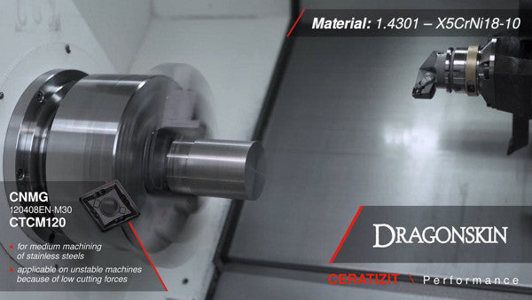 Ceratizit CNMG 160612EN-M60 CTCM120 CoreLine Carbide Turning indexable Insert 7501214400 (0746119)