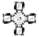 Vektek CROSS UNION 1/4 TUBE Workholding 30-3000-44 (0682426)