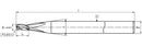 Zecha Solid carbide micro end mill 487.120BCR (0707884)