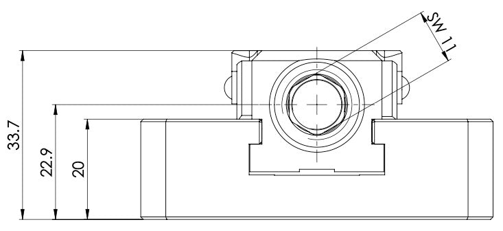 CERATIZIT ZSGMINI.ZS.OSB.70.80 C3 70 L-80 System 3R MacroHP CENTRIC VICE MODIFIED 9200050896 (0682388)