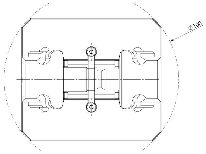 CERATIZIT ZSGMINI.ZS.OSB.70.80 C3 70 L-80 System 3R MacroHP CENTRIC VICE MODIFIED 9200050896 (0682388)