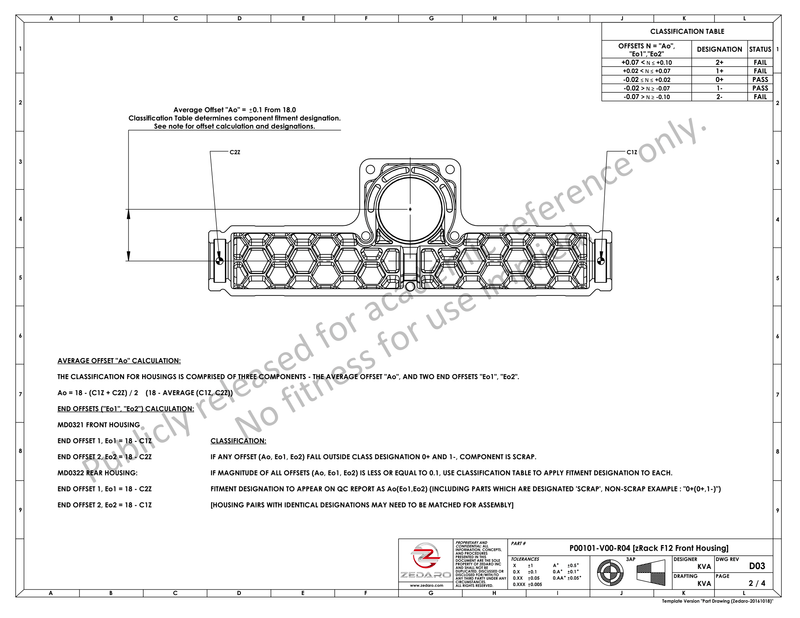 P00101-V00-R04 [zRack F12 Front Housing] (0153393)
