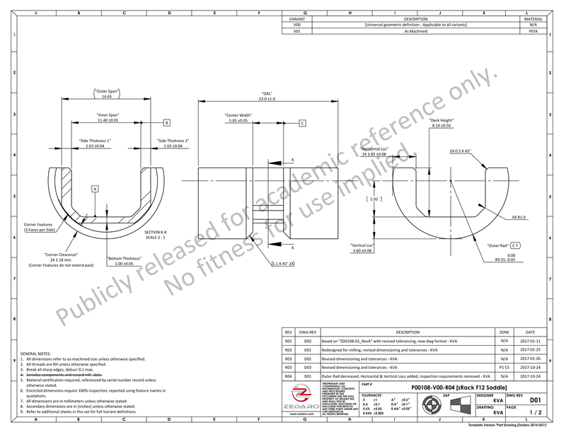 P00108-V01-R04 [zRack F12 Saddle] (0204483)