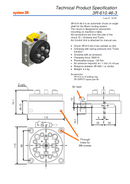 System 3R Pneumatic Chuck On block, Macro 3R-610.46-3 (0660075)