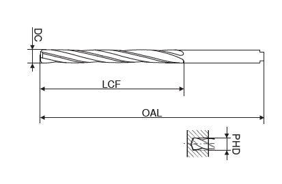 Ceratizit N.11,00.R.DIN344 VAP Core Drills (spiral countersinks) 10226110 (0726659)
