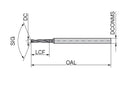 Ceratizit N-PM.0,50.R.DIN1899 Twist drills, 1010300500 (0726119)