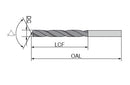 Ceratizit NC.8,00.R.10D.WN.IK TIALN CoreLine - Twist Drills With Coolant hole, Factory standard, Long - 10224080 (0654362)
