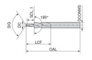 Ceratizit N-SB.6,60.R.180°.DIN8376 Stepped drills, Factory standard, Total Length According To 1897 10340060 (0726760)